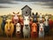 Cute illustrated farm animals