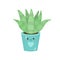 Cute illustration of house plant