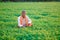 Cute Indian baby boy playing at gardenIndian farmer at the chickpea field