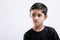 Cute Indian little boy giving multiple expression