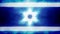 cute Israel flag with magen david . computer generated abstract 3D illustration