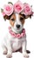 A cute Jack Russell Terrier. Ai-generated.