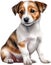 A cute Jack Russell Terrier. Ai-generated.