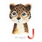 Cute Jaguar for J letter.