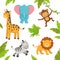 Cute Jungle Animals