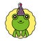 cute kawaii frog party hat