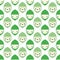 Cute kawaii green lime seamless vector pattern background. Laughing cartoon tropical citrus fruit on white backdrop. Fun