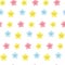 Cute kawaii stars. Background for kids, babies and children design with smiling sky characters