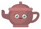 Cute kettle , illustration, vector