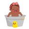 Cute Kid Girl Bath Tub