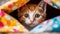 Cute kitten, playful and fun, looking at camera with love generated by AI