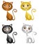 Cute Kittens Clip Art