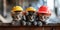 Cute Kittens Wearing Construction Hats, Ready To Embark On Their Mini Adventures, Plenty Of Room For Text
