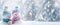 Cute Knitted Snowmen in Colorful Hats and Scarves - AI Generated