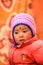 Cute Ladakhi child at ancient monastery