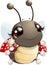 Cute ladybug cartoon