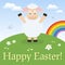 Cute Lamb Happy Easter Card