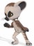 Cute Lemur - Toon Figure