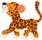 Cute leopard cartoon