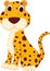 Cute leopard cartoon