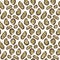 Cute leopard print safari wild animal pattern for babies room decor. Seamless furry brown textured gender neutral print