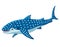 Cute leopard shark cartoon