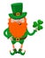 Cute Leprechaun - funny St Patrick`s Day inspirational lettering design for posters, flyers, t-shirts, cards,