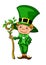 Cute leprechaun St.Patrick`s Day Vector illustration