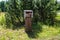 Cute letter box that looks like a small wooden house