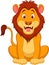 Cute lion cartoon