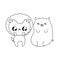 cute lion with piggy baby animals kawaii style