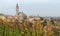 Cute little Czech town Kutna Hora cityscape at the autumn time w