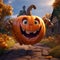 Cute little Halloween pumpkin dude 9