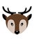 Cute little muzzle deer. Doe head illustration for children. Pretty baby deer.
