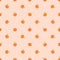 Cute little peach fruit seamless pattern