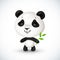 Cute little vector panda