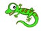 Cute lizard illustration cartoon drawing drawing illustration white background