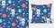 Cute llama astronaut in open space seamless pattern with planet. Vector hand drawn illustration. seamless pattern