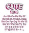 Cute lol doll surprise style font.