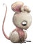 Cute lovely cartoon mouse