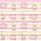 Cute lovely rainbow seamless vector pattern