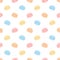 Cute macaron seamless pattern background