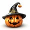 Cute Mardi Gras Jackolantern 3d Render With Ninja Hat