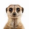 Cute Meerkat Close-up: Intense Facial Features In Epic Portraiture Style