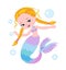 cute mermaid coloring page illustration , mermaid children\\\'s educational coloring page , coloring book fairy tale