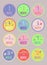 Cute monthly growth baby stickers