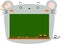 Cute mouse blackboard