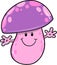 Cute Mushroom Vector Illustration