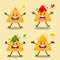 cute nacho character set