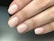 Cute natural nails with gel polish